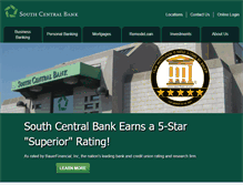 Tablet Screenshot of banksouthcentral.com
